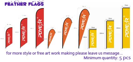 Exhibition&AD-feather flying banner